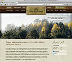 Hidden Meadow Ranch Website Design