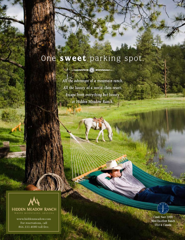 Hidden Meadow Ranch Advertising Design